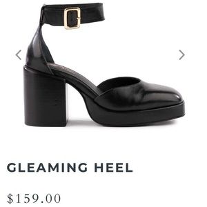 NWT Seychelles GLEAMING HEEL black